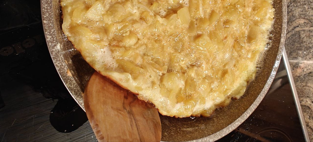 getting the bottom ready for the turn